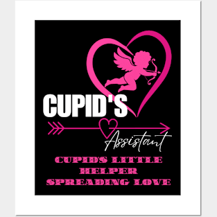 Cupid's Assistant Cupid's little helper spreading love Posters and Art